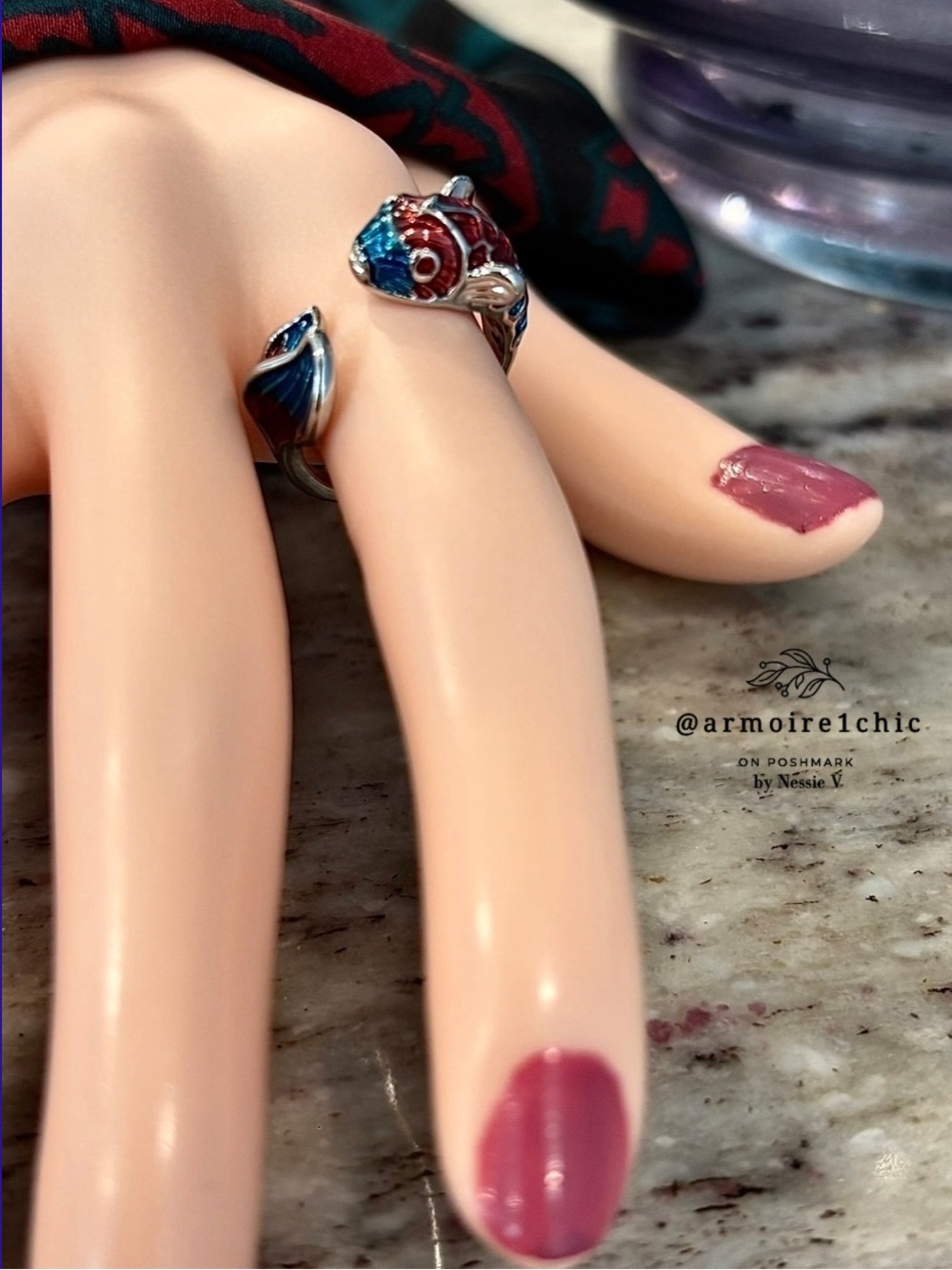 Coi FISH ADJUSTABLE RING | Expands from size 6 to 7